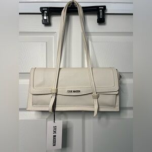 NWT Steve Madden White BMartine Shoulder Bag and Card Case